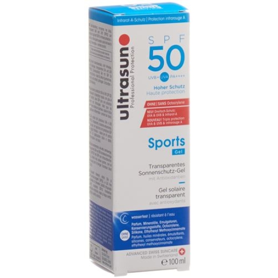 Ultrasun Sport Gel SPF 50 bottle 100ml buy online