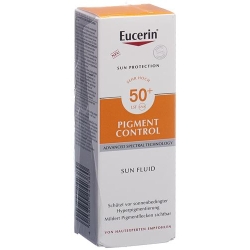 Eucerin Sun Fluid Pigment Control LSF 50+ Bottle 50ml