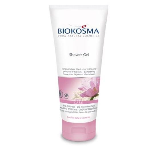 Biokosma Shower Gel Bio-Wildrose Holunderbl 200ml buy online