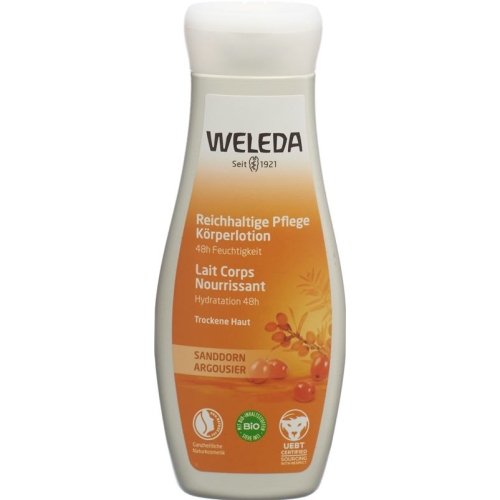 Weleda Body Lotion Sea Buckthorn Rich 200ml buy online