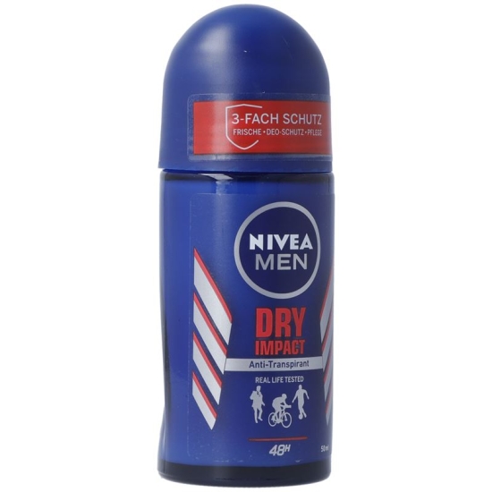 Nivea Male Deo Dry Impact (neu) Roll-On 50ml buy online